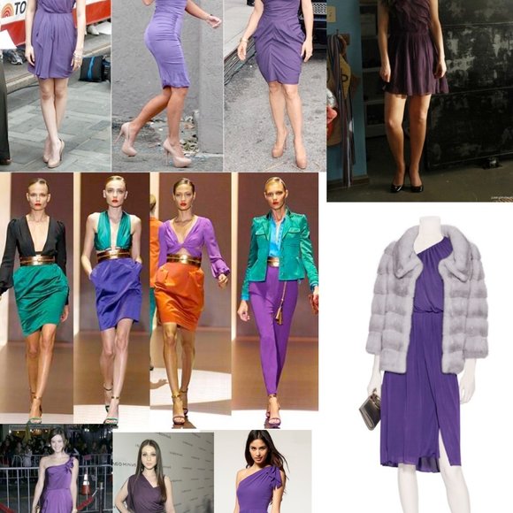 MAX & CLEO one-shoulder cocktail dress size 6 - Picture 11 of 12